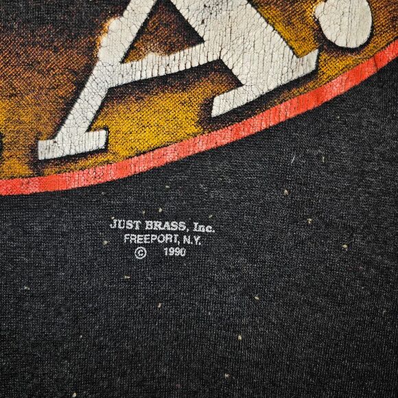 Vintage 3d emblem tshirt harley davidson alike 1990 tee - Picture 4 of 6